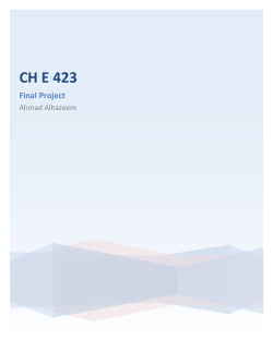 CH E 423 - Sites at Penn State