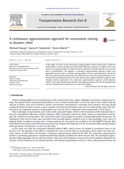 A continuous approximation approach for assessment routing in