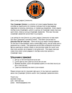 LGLL Challenger Jamboree