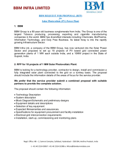 bbm request for proposal (rfp)