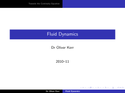 Fluid Dynamics