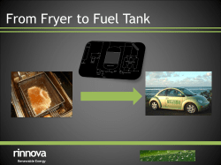 From Fryer to Fuel