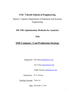 Problem Summary as a Table