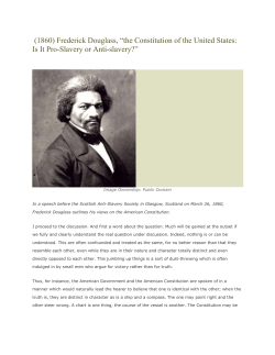 Is the Constitution pro-slavery or anti-slavery?