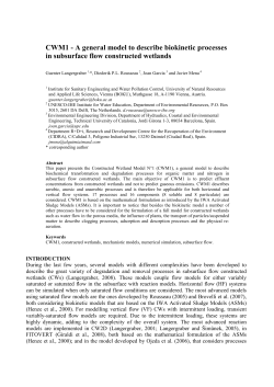 CWM1 - A general model to describe biokinetic processes in