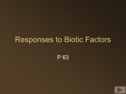 9. Biotic Factors
