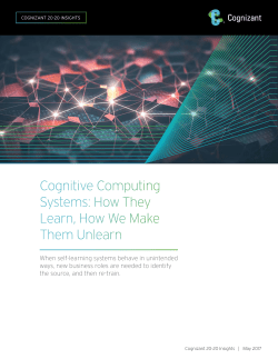 Cognitive Computing Systems: How They Learn, How