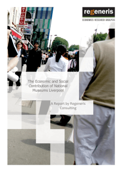 Full version of economic and social impact report for National