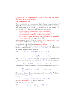 Chapter 6 A posteriori error estimates for finite element
