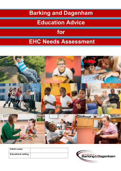 Education Advice template