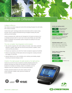 The Crestron Difference - Chesapeake Smart Homes