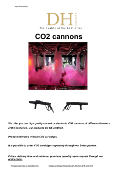 CO2 cannons - DH CONCEPT