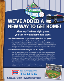 After any Yankees night game, you can now get home two ways.