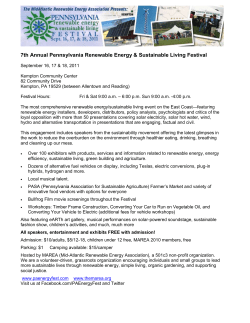 Pennsylvania Renewable Energy and Sustainable Living Festival