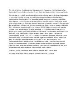 The Role of Harvest Plant Lairage and Transportation in
