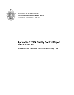 1.0 2004 Program Changes Affecting Equipment Audit Results