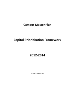 Campus Master Plan - University of Canterbury