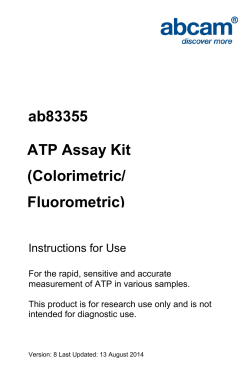 ab83355 ATP Assay Kit (Colorimetric/ Fluorometric)
