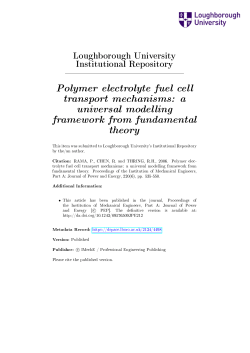 Polymer electrolyte fuel cell transport mechanisms