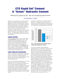 carbon footprint lower production temperatures
