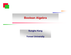 Boolean Algebra