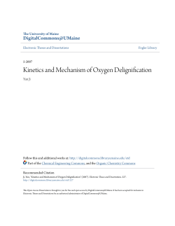 Kinetics and Mechanism of Oxygen Delignification