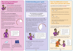 Understanding your cycle Use CycleBeads to know when your