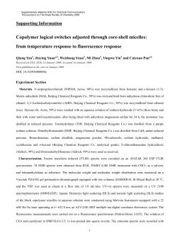 from temperature response to fluorescence response