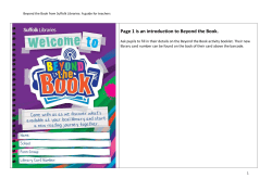 Beyond the Book Teacher Handbook