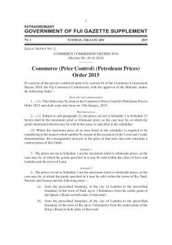 Commerce (Price Control) (Petroleum Prices)