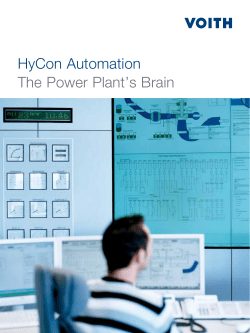 HyCon Automation The Power Plant`s Brain