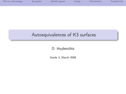 Autoequivalences of K3 surfaces