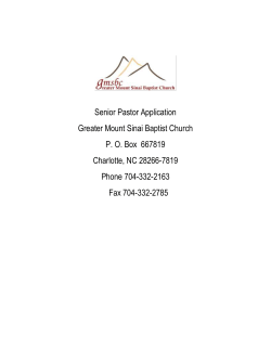 Application Packet (Word Version)