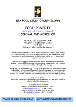 Food Poverty