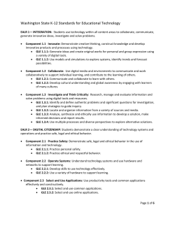 Crosswalk EdTech Standards