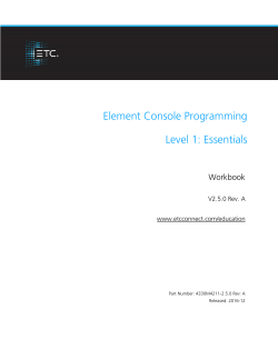 Element Level 1: Essentials