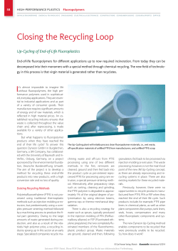 Closing the Recycling Loop