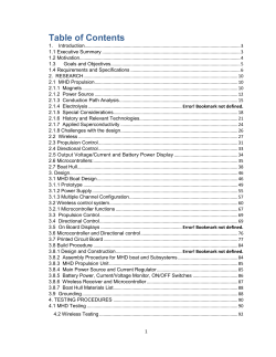 3.1 MHD Boat Design - UCF EECS - University of Central Florida