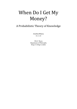 the bet settlement theory