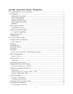 Ch 8: Ethics and Crim`l Law