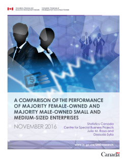 november 2016 - Innovation, Science and Economic Development