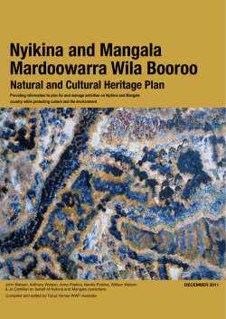 Nyikina and Mangala Mardoowarra Wila Booroo
