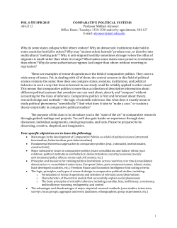 pol s 555 spr 2015 comparative political systems