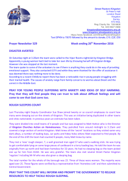 Prayer Letter 529