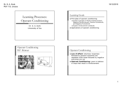 112 02 Operant Conditioning