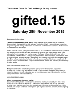 Enchanted - National Centre for Craft and Design