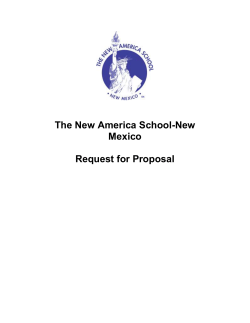 A Guide to Writing a Request for Proposal