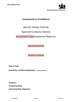 Assessment Report Template