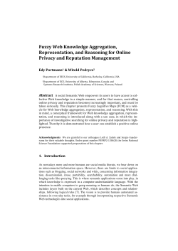 Fuzzy Web Knowledge Aggregation, Representation, and