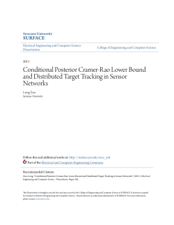 Conditional Posterior Cramer-Rao Lower Bound and
